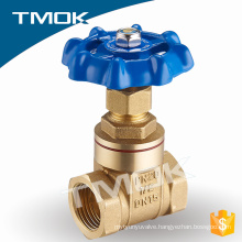 female brass gate valve dn20 BSPT thread made in china sand blasted nature color treatment low price high quality factory supply